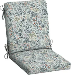 Outlet Kirklands Home Millennial Leaf Luxe Outdoor Dining Chair Cushion White