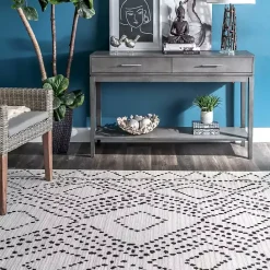 Online Kirklands Home Millie Dotted Diamond Area Rug, 8x10
