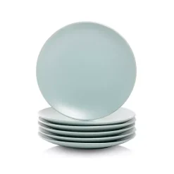 Online Kirklands Home Mineral Classic Coupe Salad Plates, Set of 6 Blue