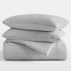 New Kirklands Home Mist Waffle Ultra-Soft 3-pc. King Comforter Set Green