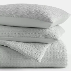 New Kirklands Home Mist Waffle Ultra-Soft 3-pc. Queen Comforter Set Green