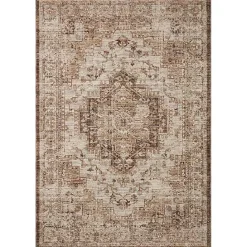 Online Kirklands Home Mocha and Cream Sorrento Area Rug, 5x7