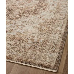 Online Kirklands Home Mocha and Cream Sorrento Area Rug, 5x7