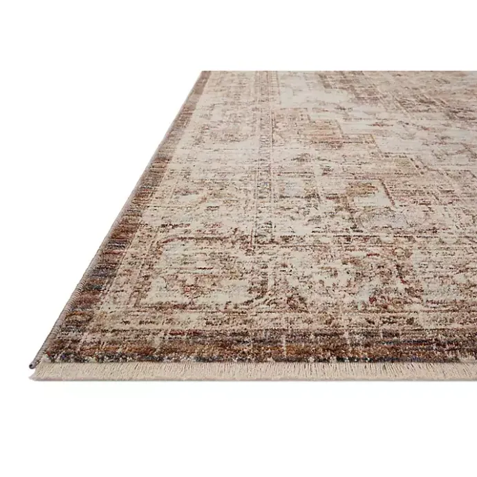 Best Kirklands Home Mocha and Cream Sorrento Area Rug, 7x10