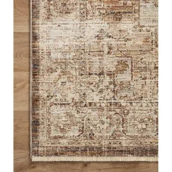 Best Kirklands Home Mocha and Cream Sorrento Area Rug, 7x10