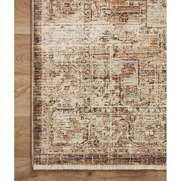 Best Kirklands Home Mocha and Cream Sorrento Area Rug, 7x10