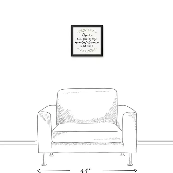 Online Kirklands Home Mom Make Home Wonderful Framed Canvas Print