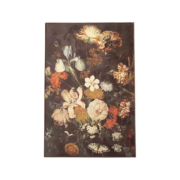 Kirklands Home Moody Mixed Bouquet Canvas Art Print