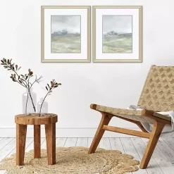 Best Kirklands Home Morning Mist Framed Canvas Art Prints, Set of 2