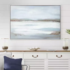 Best Kirklands Home Morning Sea Framed Canvas Art Print