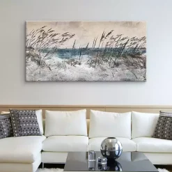 Discount Kirklands Home Morning Sea Grass Light Canvas Art Print