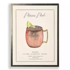 Discount Kirklands Home Moscow Mule Framed Art Print Red