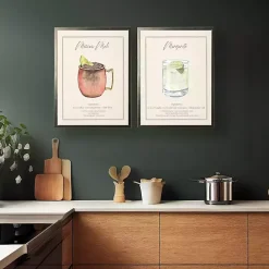 Discount Kirklands Home Moscow Mule Framed Art Print Red