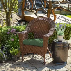 Online Kirklands Home Moss Leala 2-pc. Outdoor Wicker Chair Cushion Set Green