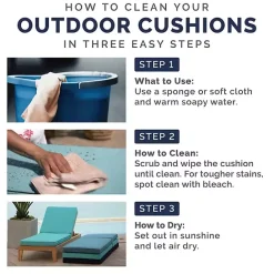 Online Kirklands Home Moss Leala 2-pc. Outdoor Wicker Chair Cushion Set Green