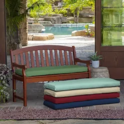 Hot Kirklands Home Moss Leala Texture Outdoor Bench Cushion Green