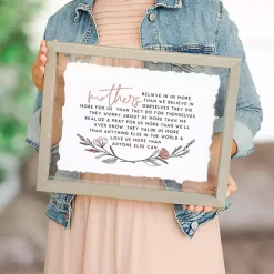 Best Kirklands Home Mothers Believe in Us Framed Wall Plaque