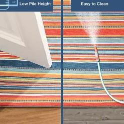 Sale Kirklands Home Multi Dhurri Stripe Indoor/Outdoor Scatter Rug