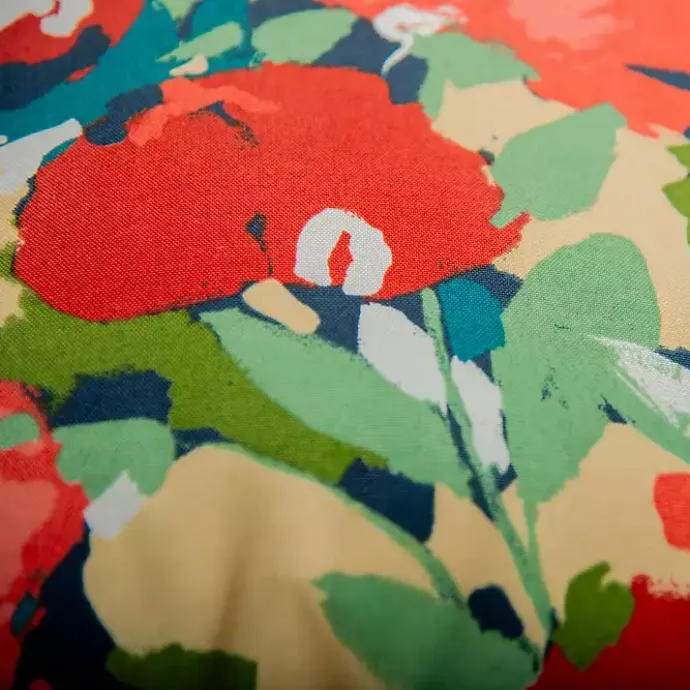 Discount Kirklands Home Multicolor Abstract Floral Outdoor Pillow, 22 in.