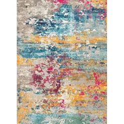 Clearance Kirklands Home color Abstract Pattern Area Rug, 7x10 Multi