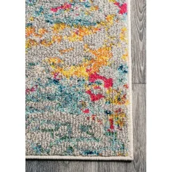 Clearance Kirklands Home color Abstract Pattern Area Rug, 7x10 Multi