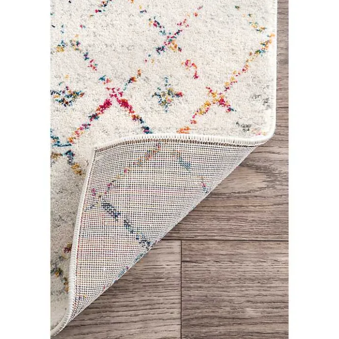 Clearance Kirklands Home color Blythe Moroccan Area Rug, 8x10 Multi