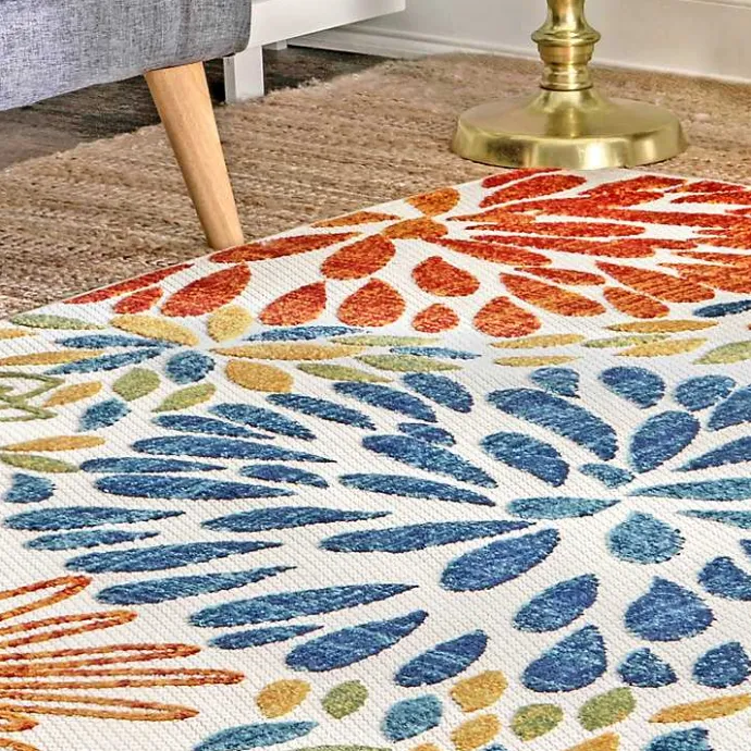 Clearance Kirklands Home Multicolor Burst Indoor/Outdoor Area Rug, 5x8