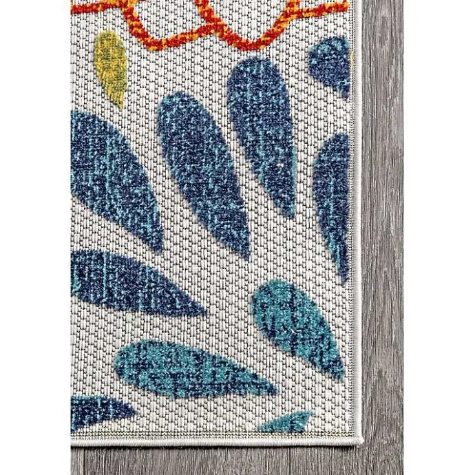 Outlet Kirklands Home color Burst Indoor/Outdoor Area Rug, 8x10 Multi