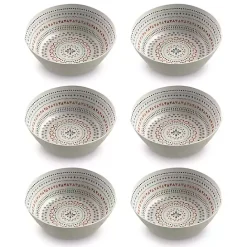 New Kirklands Home color Melamine Malena Cereal Bowls, Set of 6 Multi