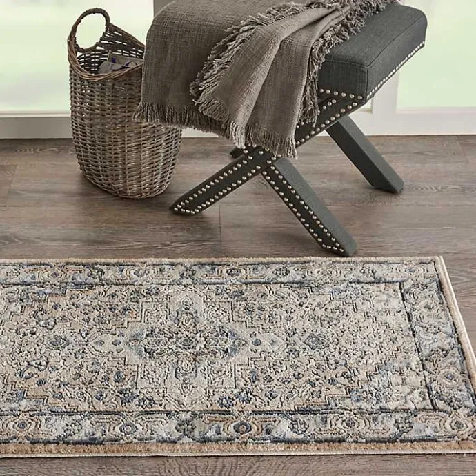 Online Kirklands Home Multicolor Nadia Medallion Area Rug, 2x4 Gray