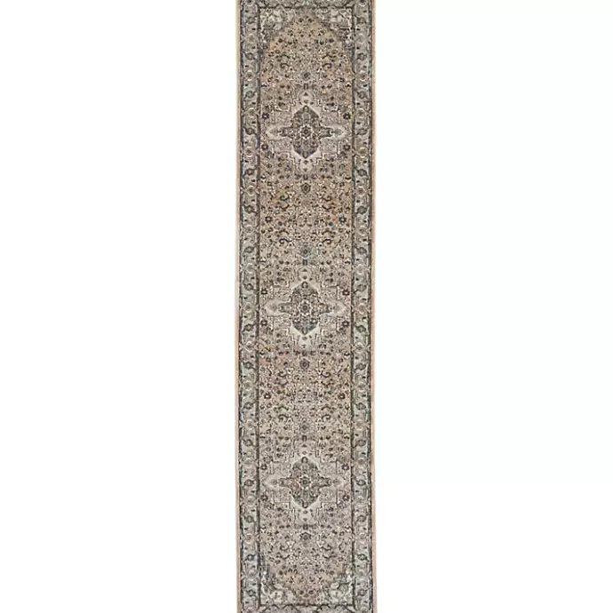 Best Kirklands Home Multicolor Nadia Medallion Runner, 2x10 Gray