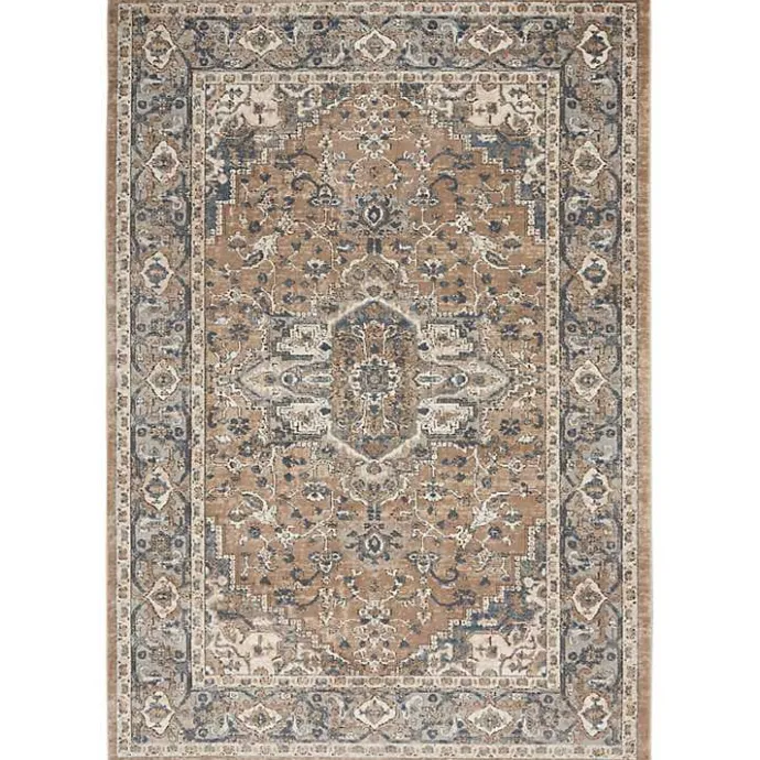 Outlet Kirklands Home Multicolor Nadia Medallion Area Rug, 4x6 Gray