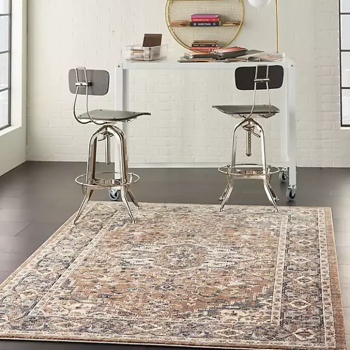 Outlet Kirklands Home Multicolor Nadia Medallion Area Rug, 4x6 Gray