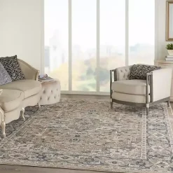 Outlet Kirklands Home Multicolor Nadia Medallion Area Rug, 8x10 Gray