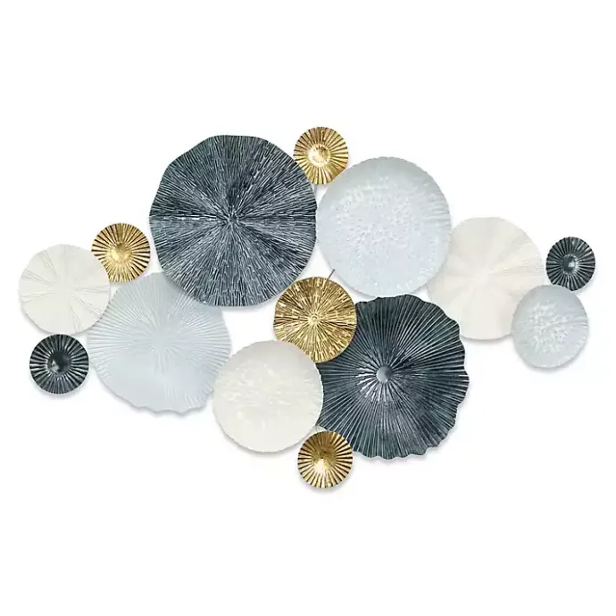 Clearance Kirklands Home Multicolor Round Panel Sasha Wall Plaque
