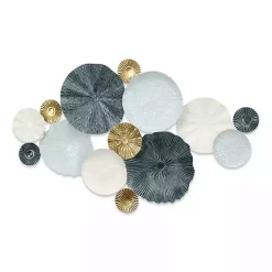 Clearance Kirklands Home Multicolor Round Panel Sasha Wall Plaque