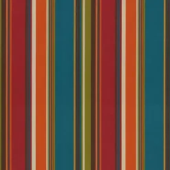 Sale Kirklands Home Multicolor Striped Outdoor Loveseat Cushion