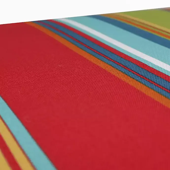 Kirklands Home color Striped Outdoor Bench Cushion Multi