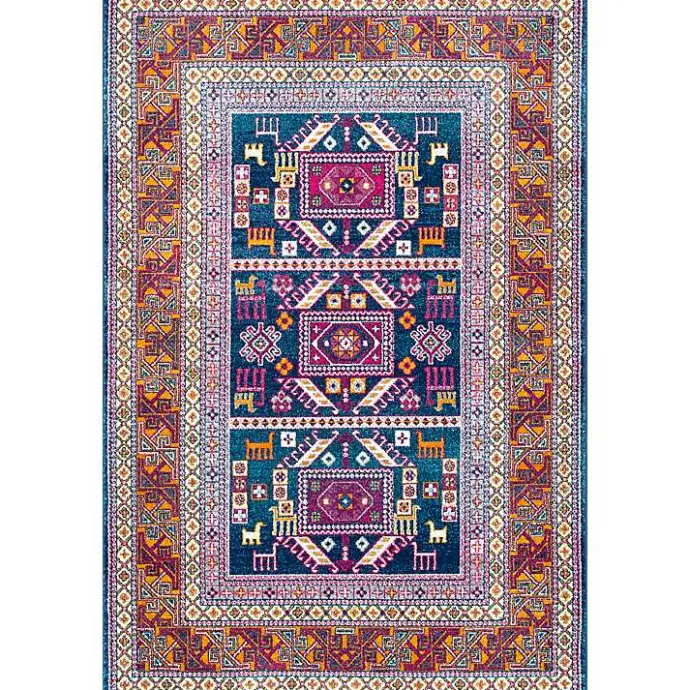 Kirklands Home -Color Tribal Marisela Area Rug, 5x7 Multi