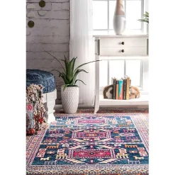Kirklands Home -Color Tribal Marisela Area Rug, 5x7 Multi