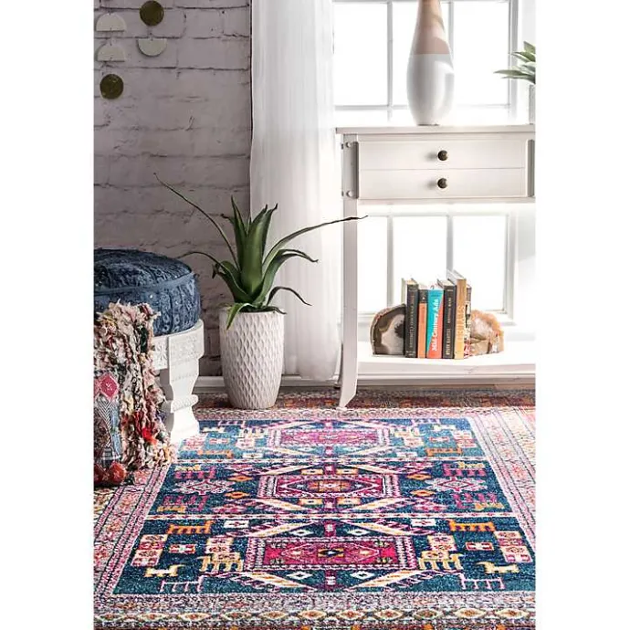 Kirklands Home -Color Tribal Marisela Area Rug, 5x7 Multi