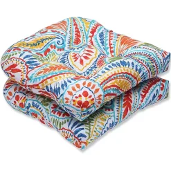 Online Kirklands Home Multicolor Ummi Wicker Cushions, Set of 2