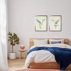 Online Kirklands Home color Watercolor Hummingbird Framed Art Print Multi
