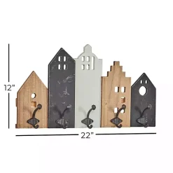 Best Kirklands Home Multicolor Wood Building Wall Hooks