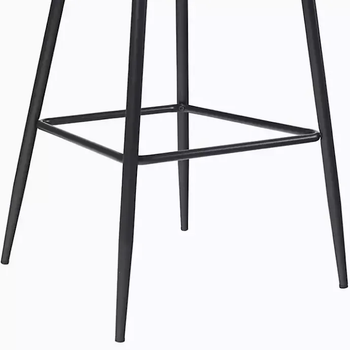 Online Kirklands Home Mushroom Upholstered Charli Bar Stools, Set of 2 Gray