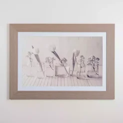 Sale Kirklands Home Muted Springtime Blooms Framed Art Print Gray