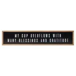 Sale Kirklands Home My Cup Overflows Wall Plaque