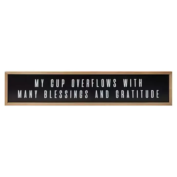 Sale Kirklands Home My Cup Overflows Wall Plaque