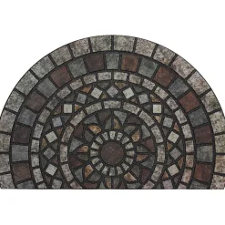 Discount Kirklands Home Mythos Stone Mosaic Slice Doormat