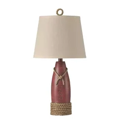 Outlet Kirklands Home Nantucket Red Buoy Table Lamp Tan
